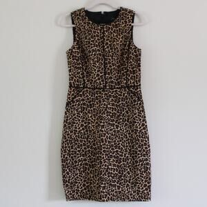 J. Crew Leopard Print Mini Dress